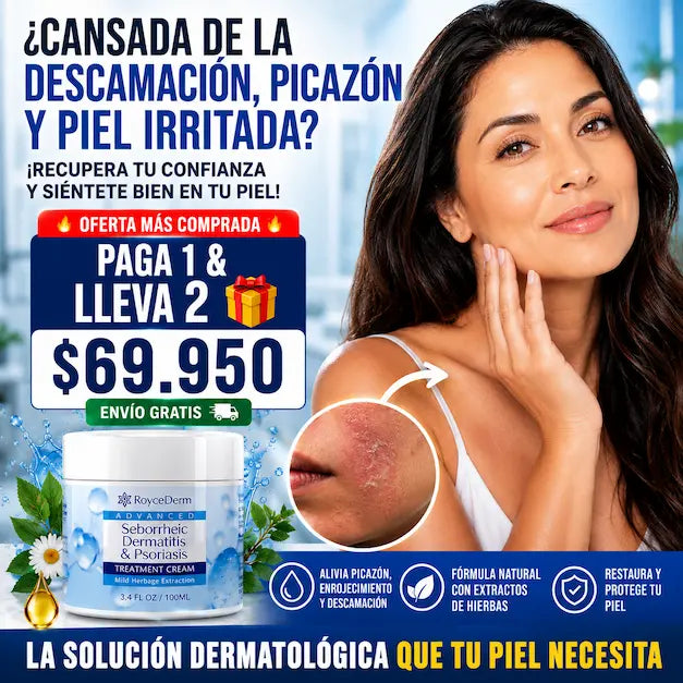 🔥 RECUPERA UNA PIEL MÁS SUAVE, HIDRATADA Y LIBRE DE DESCAMACIÓN ✨